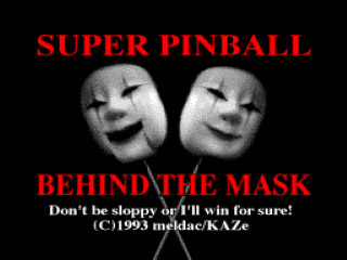 The Mask title screen for Super Nintendo